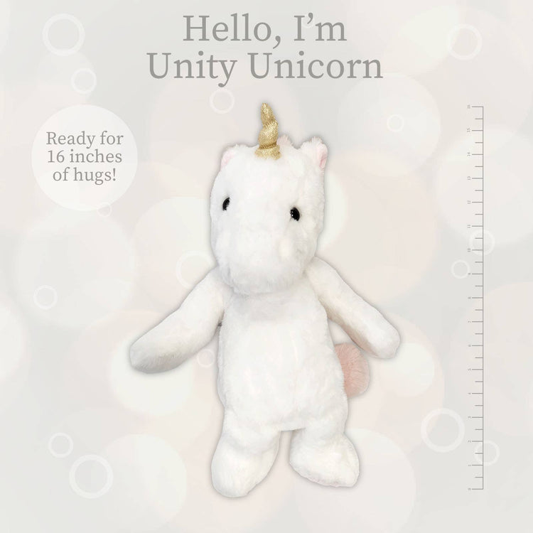 Unity White Unicorn Stuffy
