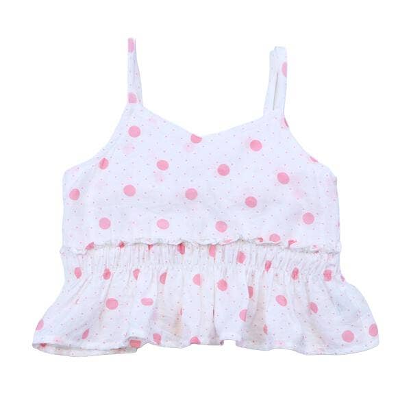Polka Dot Top Pink
