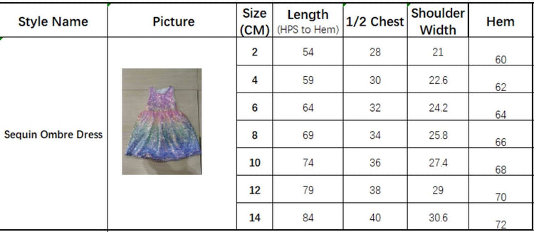 Ombre Sequin Dress