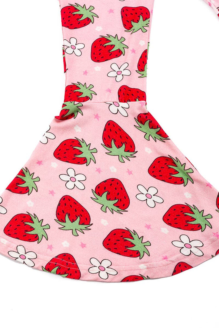 Strawberry Girl Romper