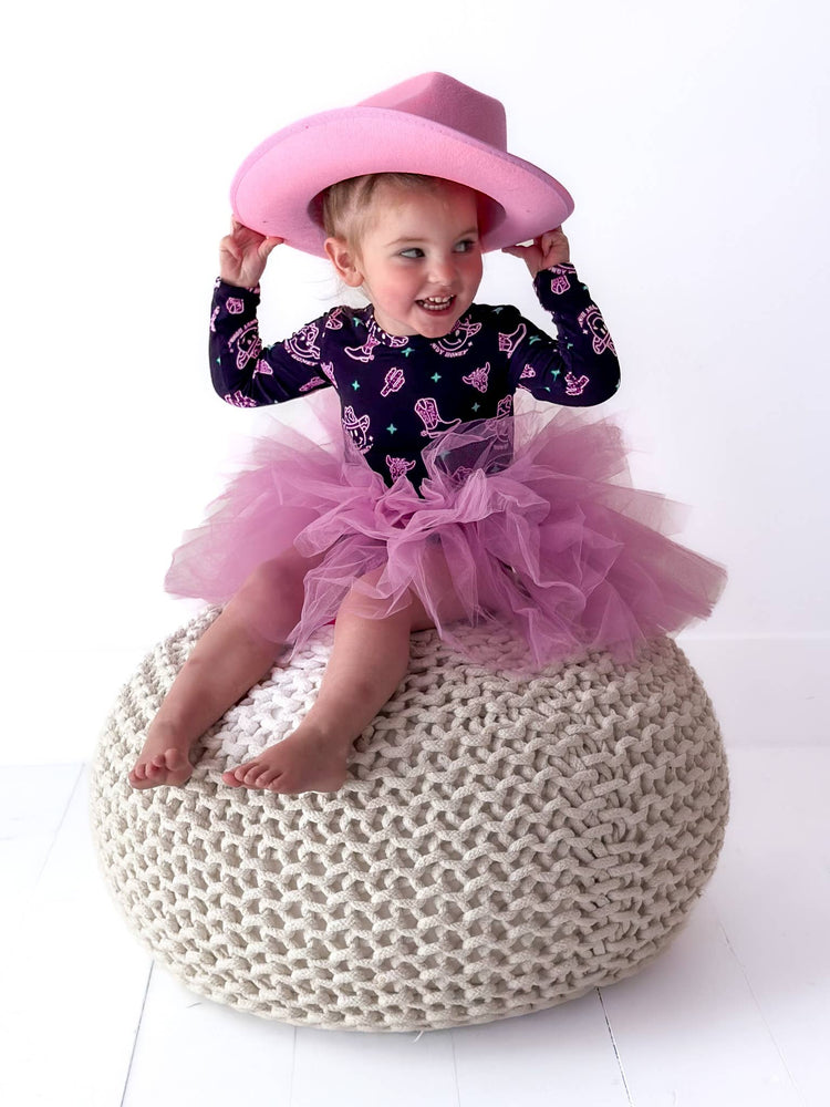 Neon Cowgirl Bamboo Tutu Dress