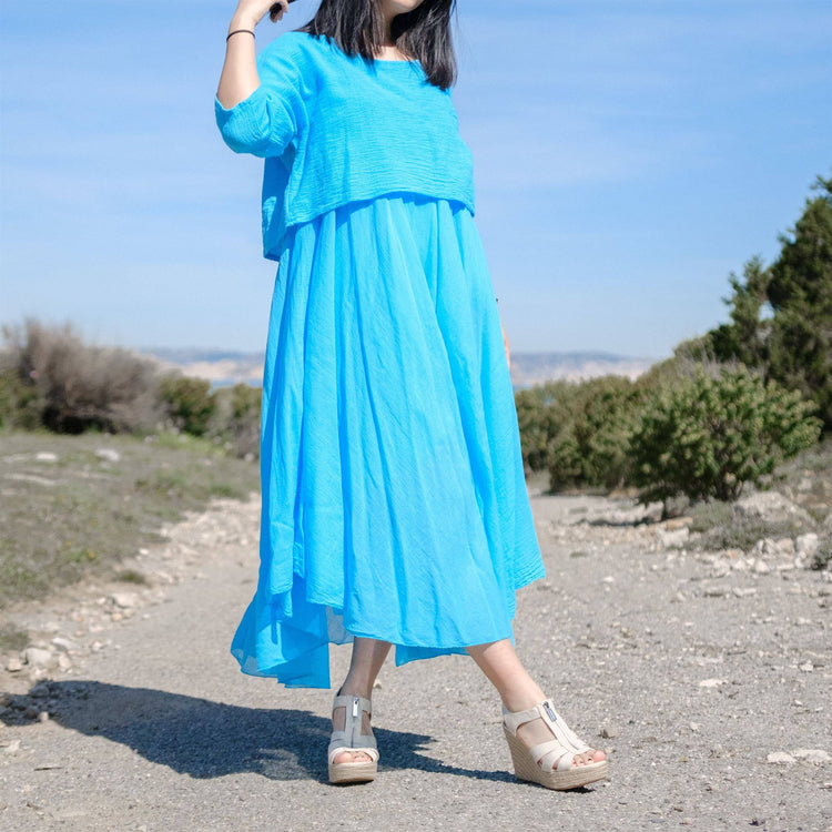 Amalfi Blue Dress