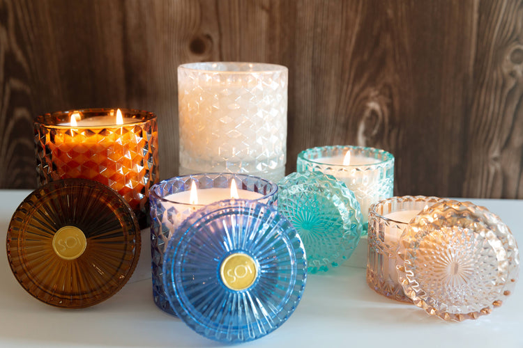 SANTORINI BREEZE Shimmer Candle 15oz