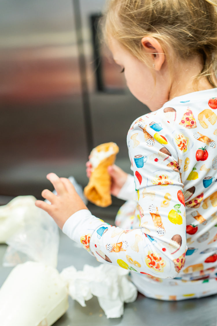 The Sunday Dinner 2 Piece Pajama Set - 100% Cotton