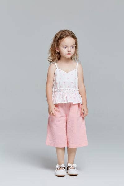 Polka Dot Top Pink