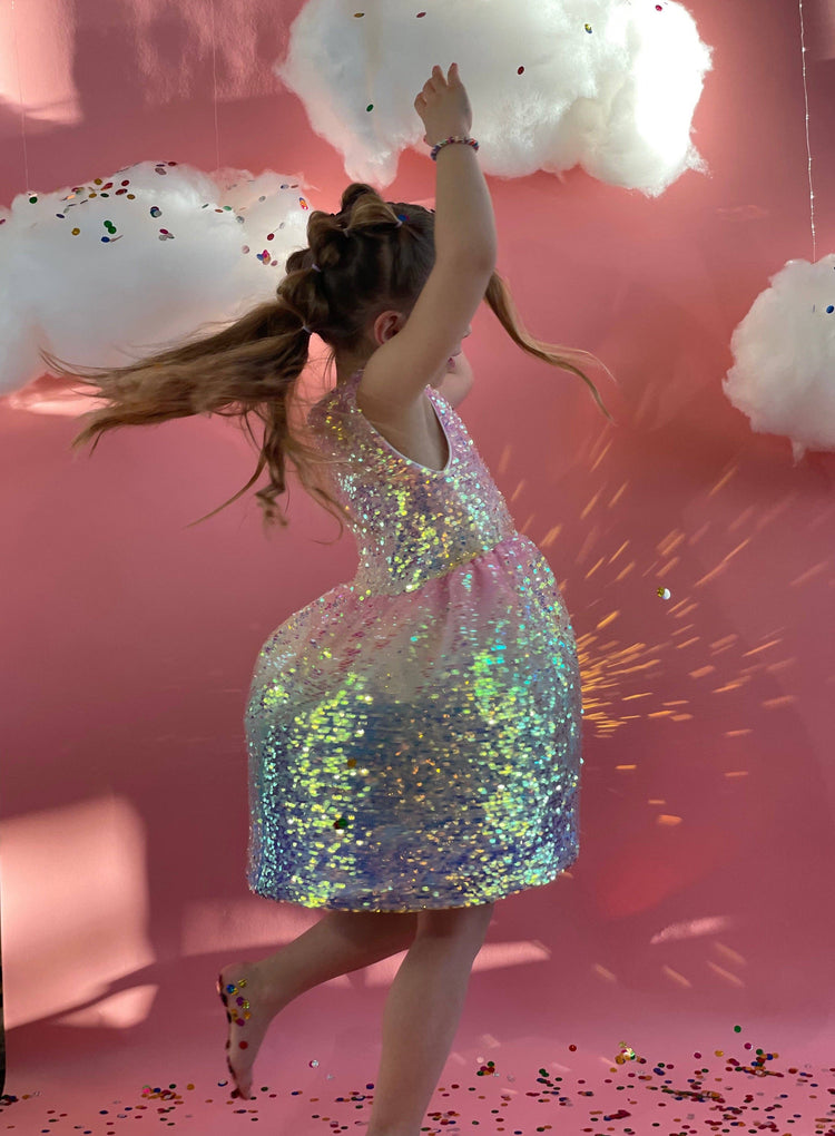 Ombre Sequin Dress