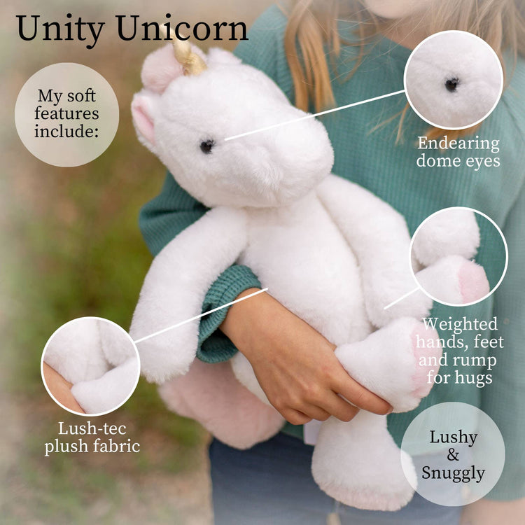 Unity White Unicorn Stuffy