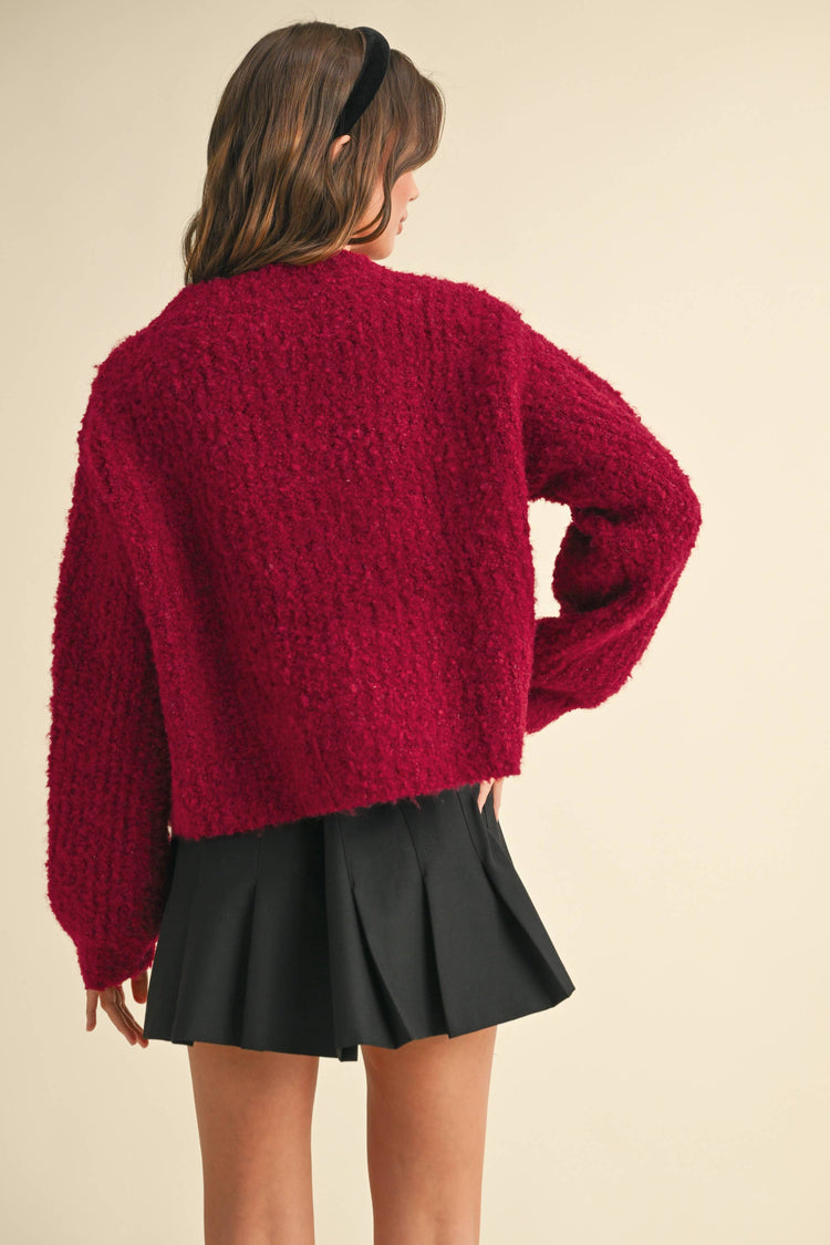 Cranberry Cardigan