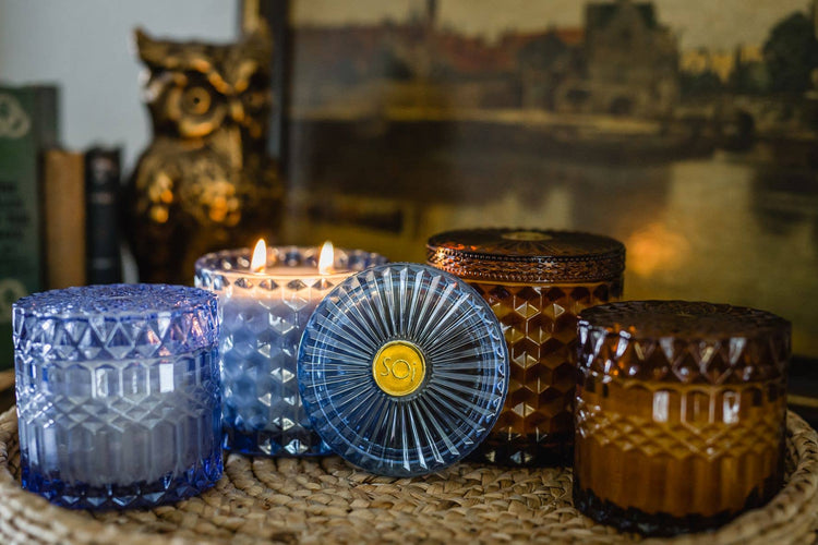 SANTORINI BREEZE Shimmer Candle 15oz