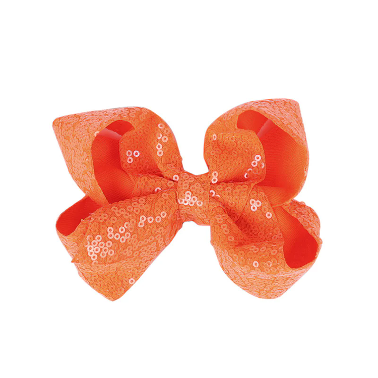 Glam Sequin Bow Hair Clip for Girls – Sparkle & Shine Bow