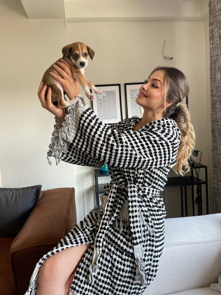 Chess Handwoven Robe