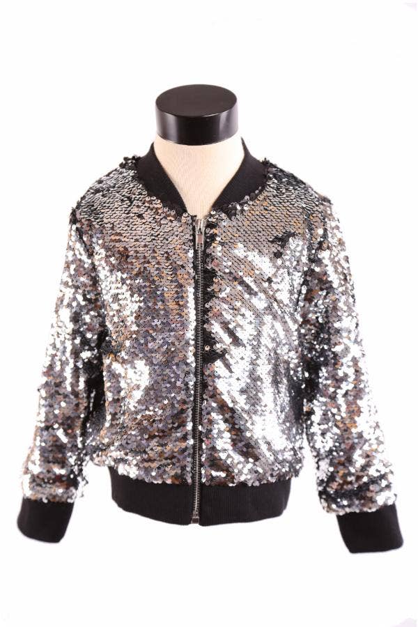 Silver Winter Sequin Jacket