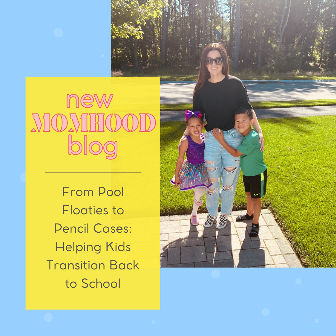 Guest Momhood Blogger Ryan shares: From Pool Floaties to Pencil Cases: Helping Kids Transition Back to School