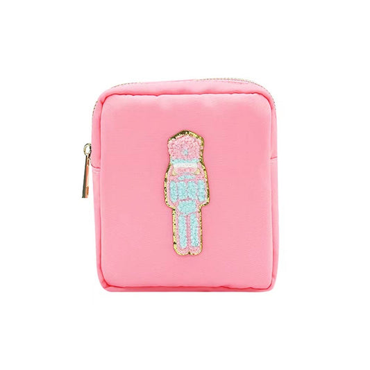 Nylon Cosmetic Bag Nutcracker Makeup Bag