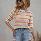 Rainbow Knit Top