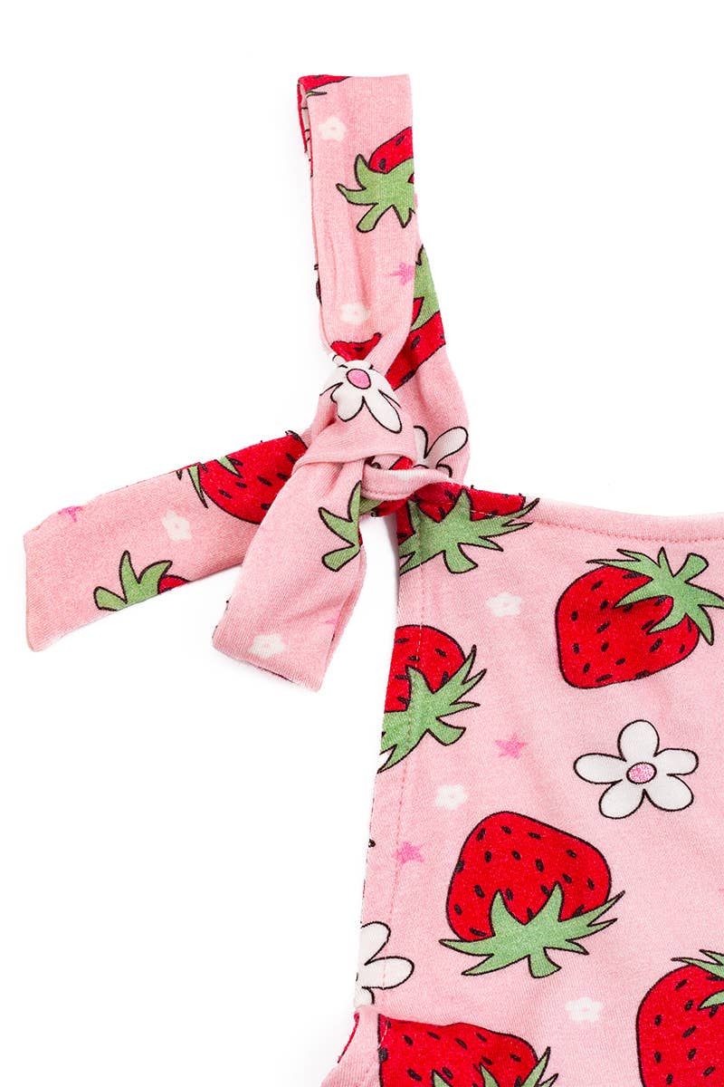 Strawberry Girl Romper