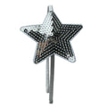 Large Sequin Star Headband: Silver