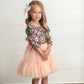 Fall Floral Tulle Dress