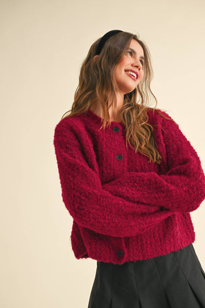 Cranberry Cardigan