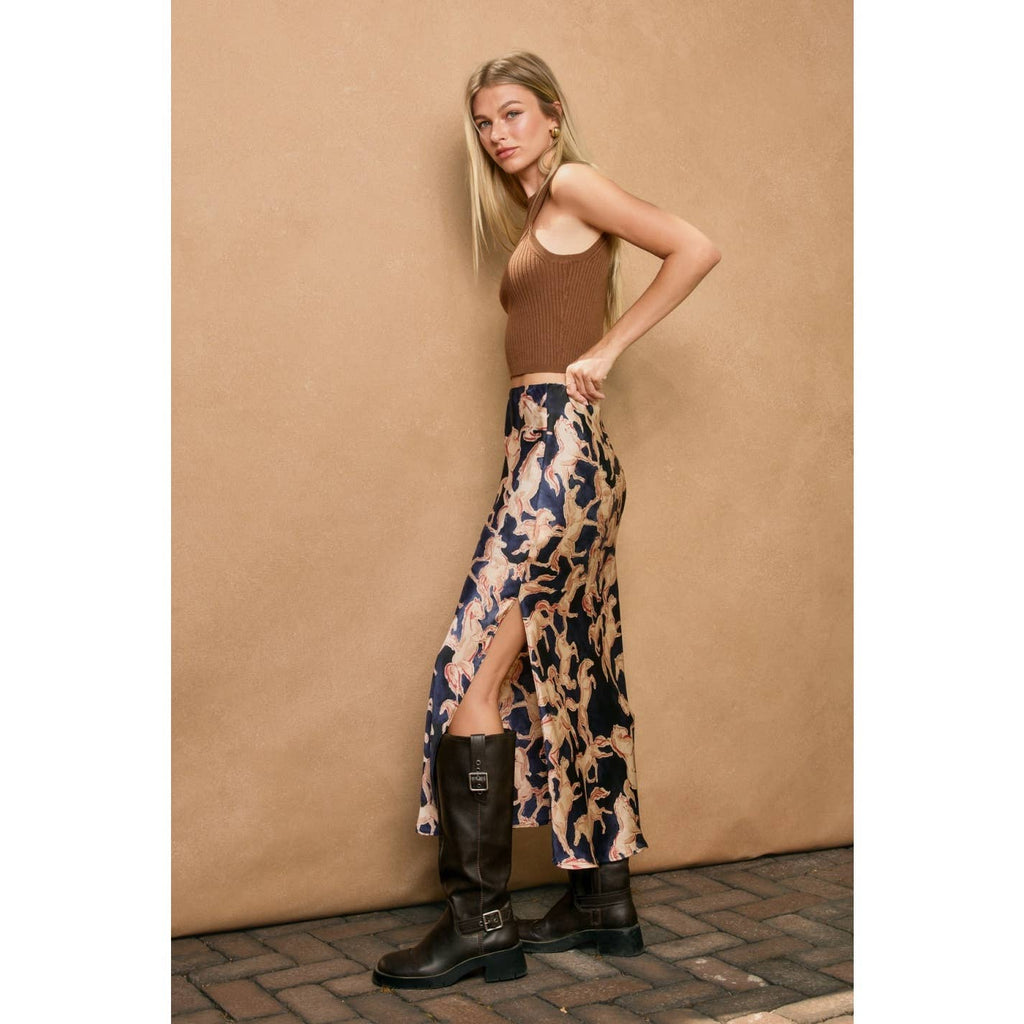 Riverbend Pull On Maxi Skirt