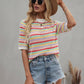 Rainbow Knit Top