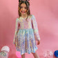 Ombre Sequin Party Dress