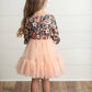 Fall Floral Tulle Dress