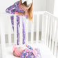 SoftSnooze™ Baby Girls Bamboo Viscose Unicorn Footed Ruffle One Piece Pajama
