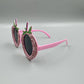 Handmade Strawberry Rhinestone Sunglasses