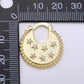 Big Statement Gold Earrings