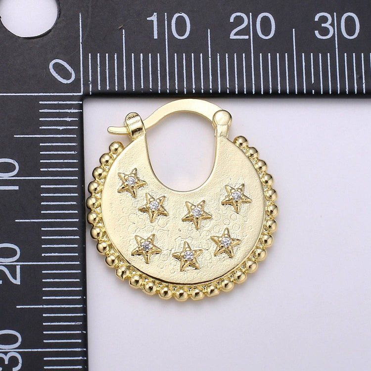 Big Statement Gold Earrings