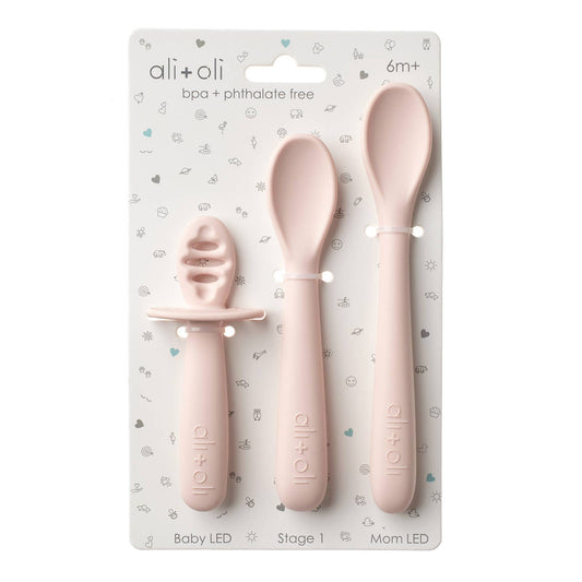 Multi Stage Spoon Set for Baby Pink