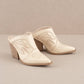 The Kiara Off White Mule