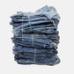 High-Rise Upcycled Denim Cutoff Shorts