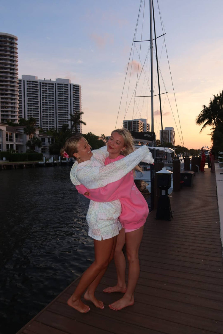 Quilted Pastel Hoodie