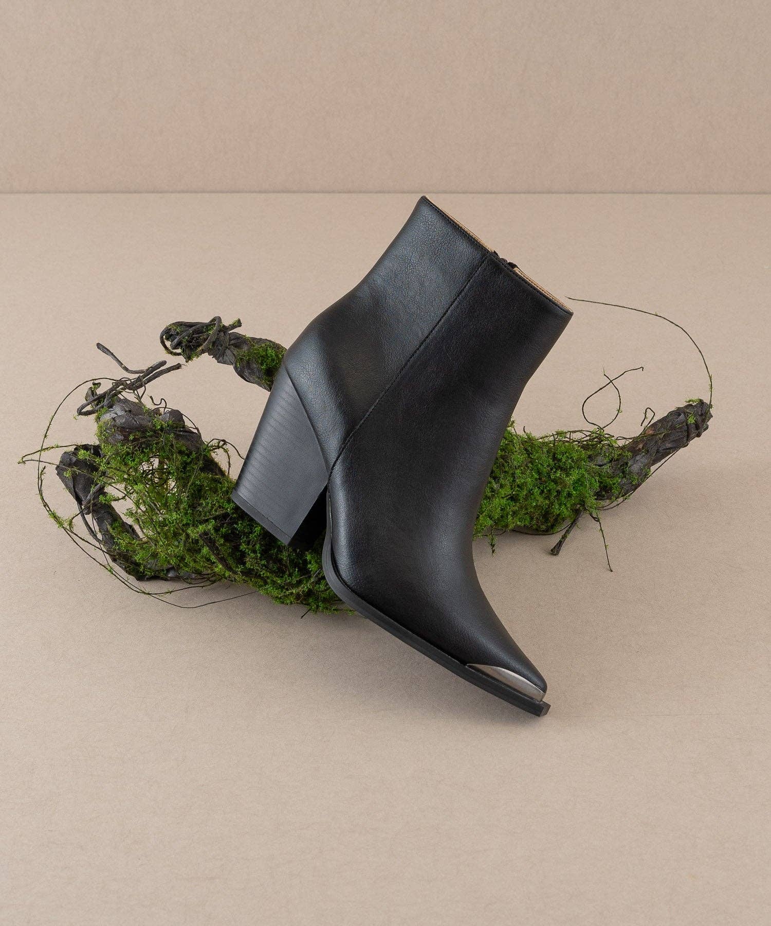 The Frankie Black Bootie