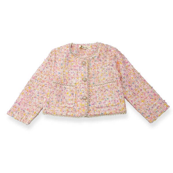 Little Lady Multi-Color Tweed Jacket