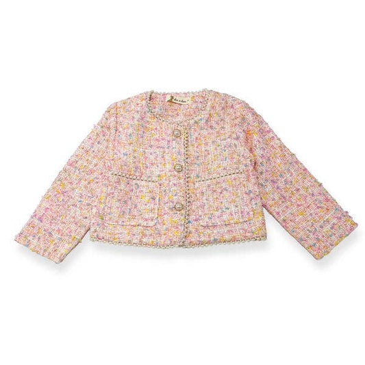 Little Lady Multi-Color Tweed Jacket