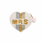 MRS HEART Beaded Coin Purse