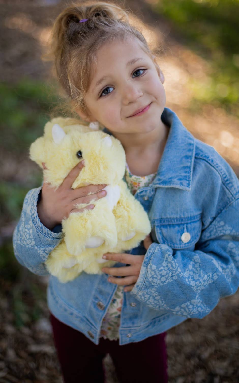 Yellow Triceratops Stuffy