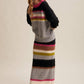 Striped Fuzzy Knit Sweater & Skirt Set