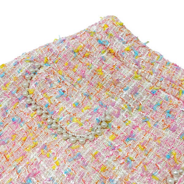 Little Lady Multi-Color Tweed Skirt