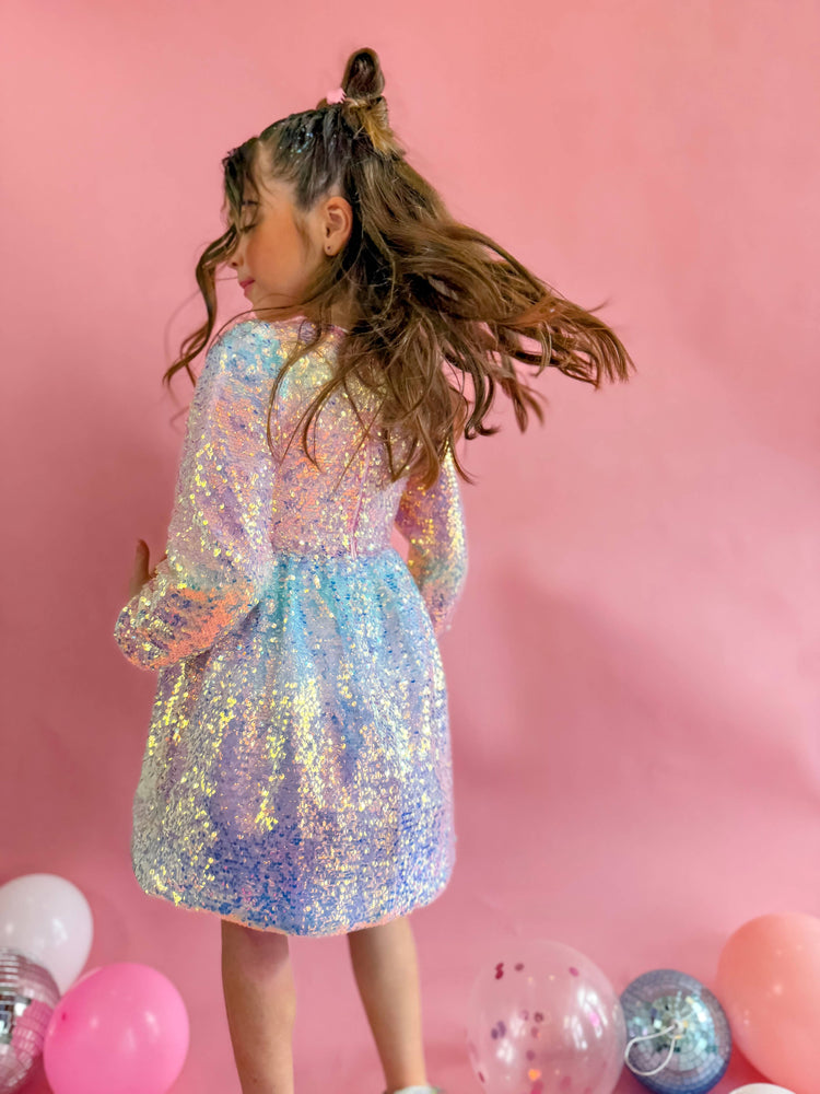 Ombre Sequin Party Dress