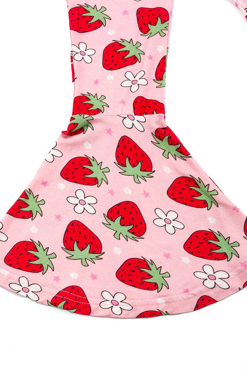 Strawberry Girl Romper