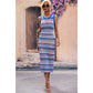 Blue Grotto Midi Dress