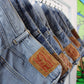 High-Rise Upcycled Denim Cutoff Shorts