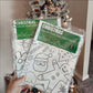 Christmas Coloring Tablecloth | Christmas Family Activity