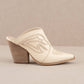 The Kiara Off White Mule