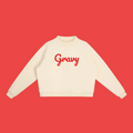Gravy Essential Fleece Mock-Neck Crew Sweatshirt