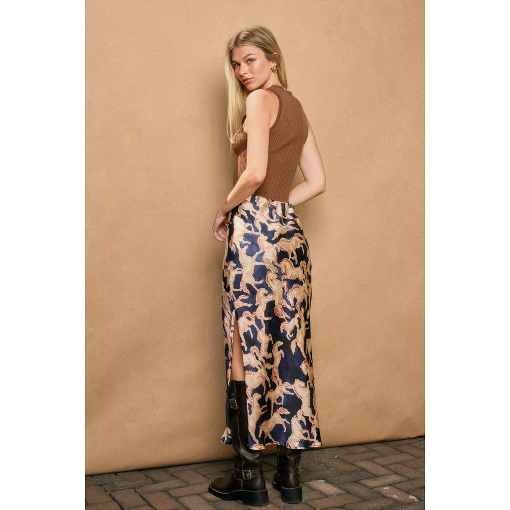 Riverbend Pull On Maxi Skirt